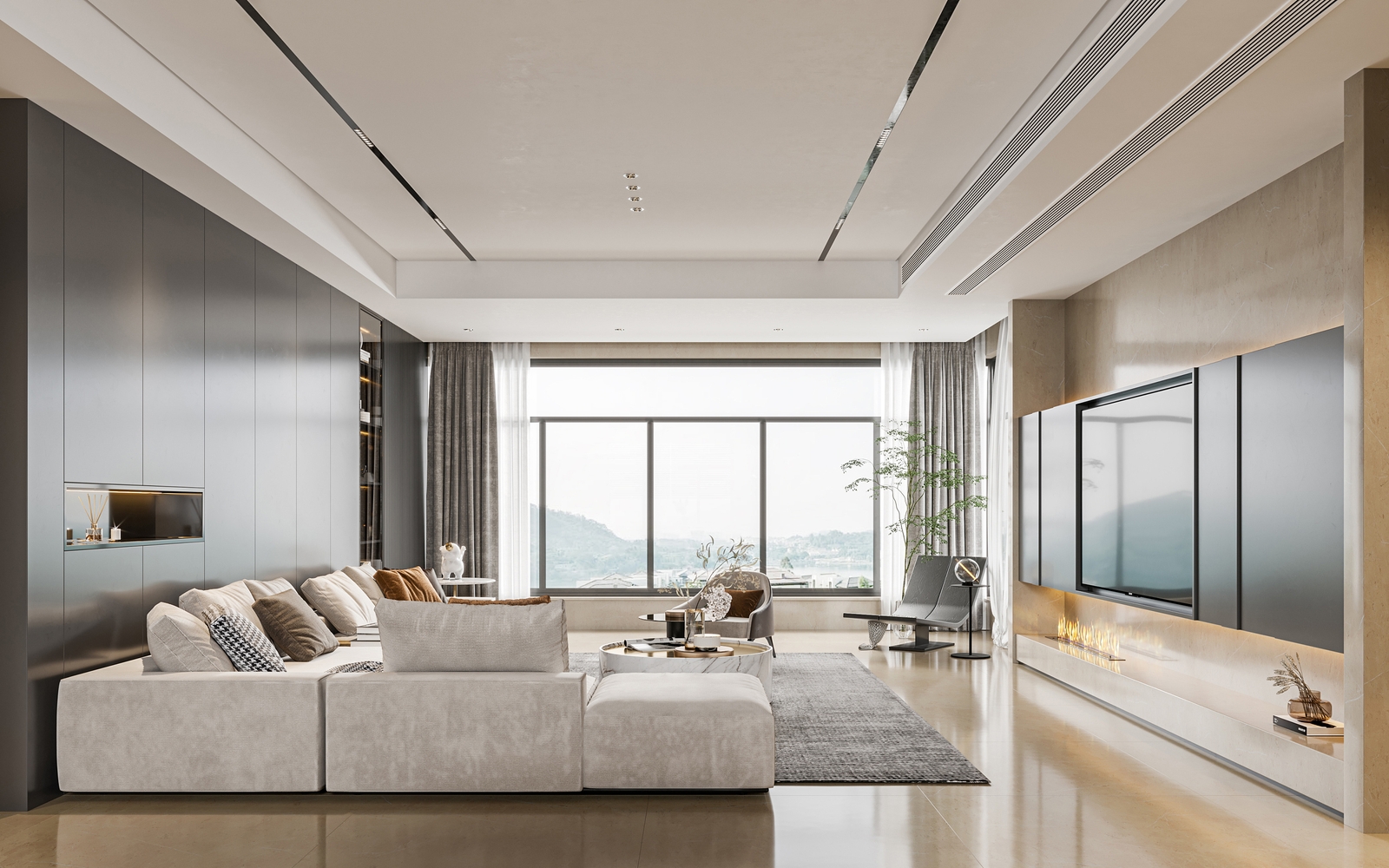 现代轻奢家装样板房缩略图7