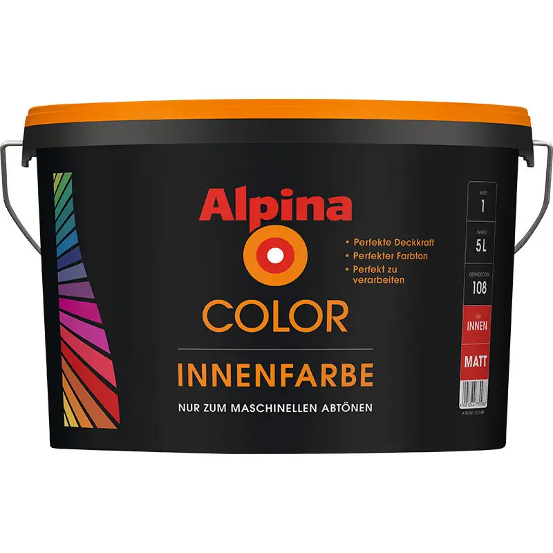 阿尔贝娜(Alpina)【同城购】德国进口系列乳胶漆内墙白漆油漆涂料进口环保墙面漆皓雅墙面漆15L*1件