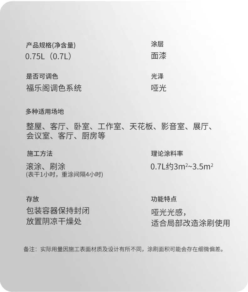 福乐阁Flugger原装进口环保家用儿童房黑板漆入户门面漆乳胶涂料详情图