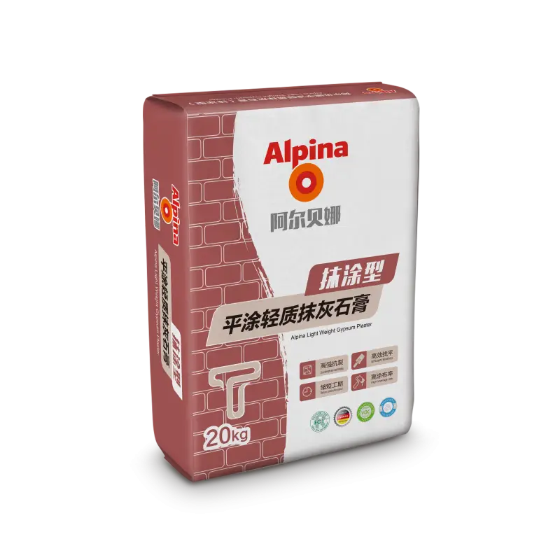 阿尔贝娜(Alpina)耐水批土抗碱批土粉刷石膏嵌缝石膏德国EC1plus认证环保20kg阿尔贝娜安涂快干粉刷石膏详情图