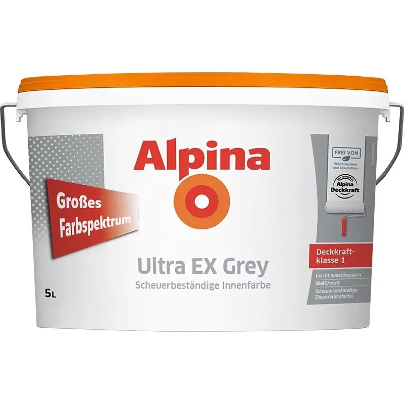 阿尔贝娜(Alpina)【同城购】德国进口系列乳胶漆内墙白漆油漆涂料进口环保墙面漆皓雅墙面漆15L*1件